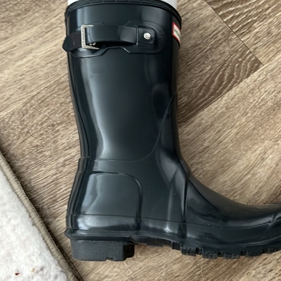Hunter boots (short). Size 8. Graphite Grey. - Picture 2 of 4